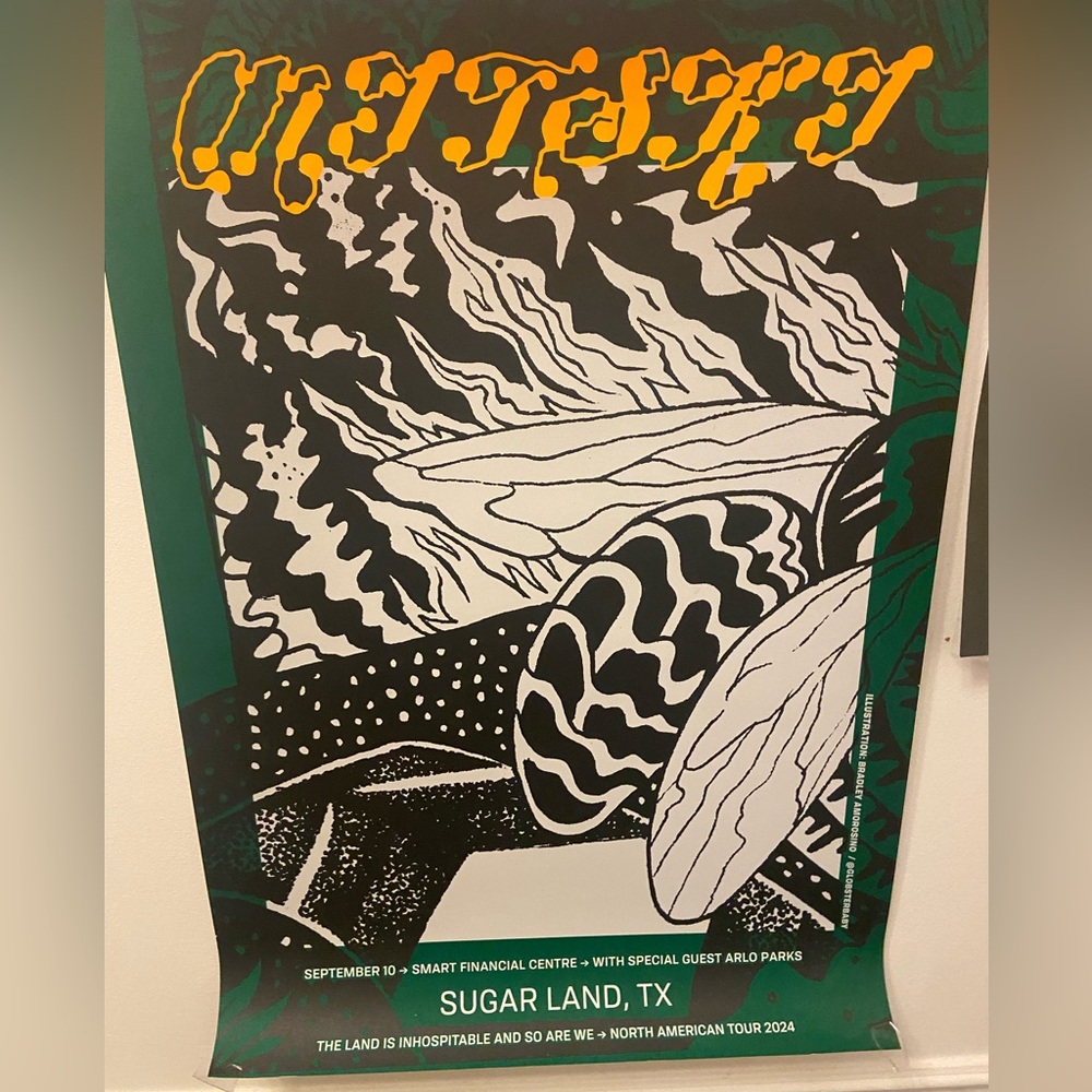 Mitski the land is hospitable and so are we 2024 tour poster